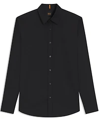Boss by Hugo Men's Regular-Fit Stretch-Cotton Dobby Dress Shirt