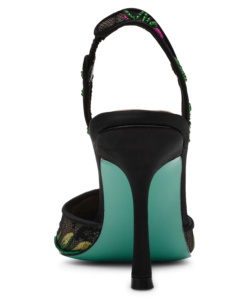 Betsey Johnson Women's April Floral Stiletto Pumps