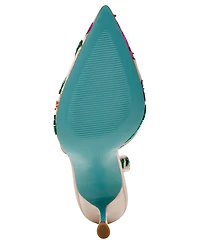 Betsey Johnson Women's April Floral Stiletto Pumps