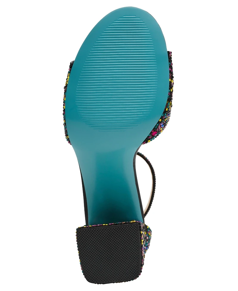 Betsey Johnson Women's Kami Block Heel Dress Sandals