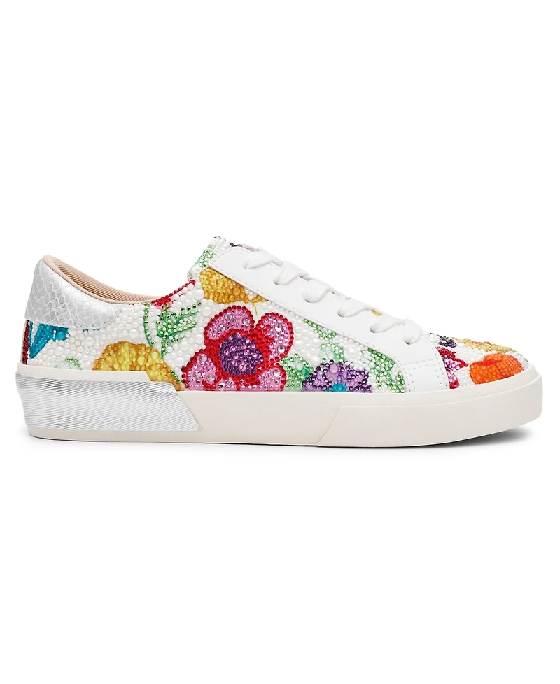 Betsey Johnson Women's Damon Floral Lace-Up Sneakers