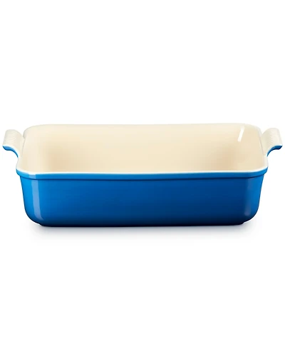 Le Creuset Stoneware 6.75 Quart Heritage Deep Rectangular Lasagna Dish