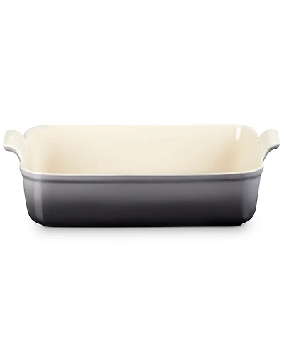 Le Creuset Stoneware 6.75 Quart Heritage Deep Rectangular Lasagna Dish