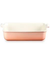 Le Creuset Stoneware 6.75 Quart Heritage Deep Rectangular Lasagna Dish