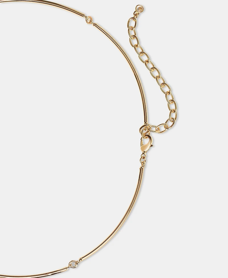 On 34th Gold-Tone Mother of Pearl North Star Pendant Necklace, 16" + 3" extender, Macy's Exclusive