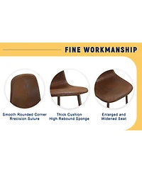 Streamdale Furniture Walnut Leg Suede Chair & Herringbone Table Dining Set