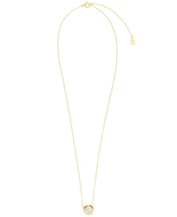Macy's Cubic Zirconia Bezel Set Station Pendant Necklace