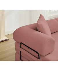 Streamdale Furniture Folding Sleeper Sofa Bed, 5-in-1 Convertible, King Size, Corduroy
