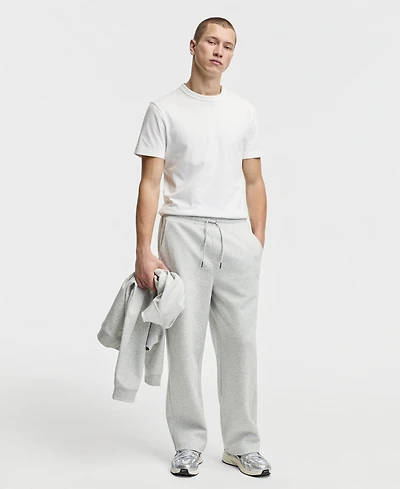 Mode of One Men's Straight-Fit Heathered Wide Sweatpants, Macy's Exclusive