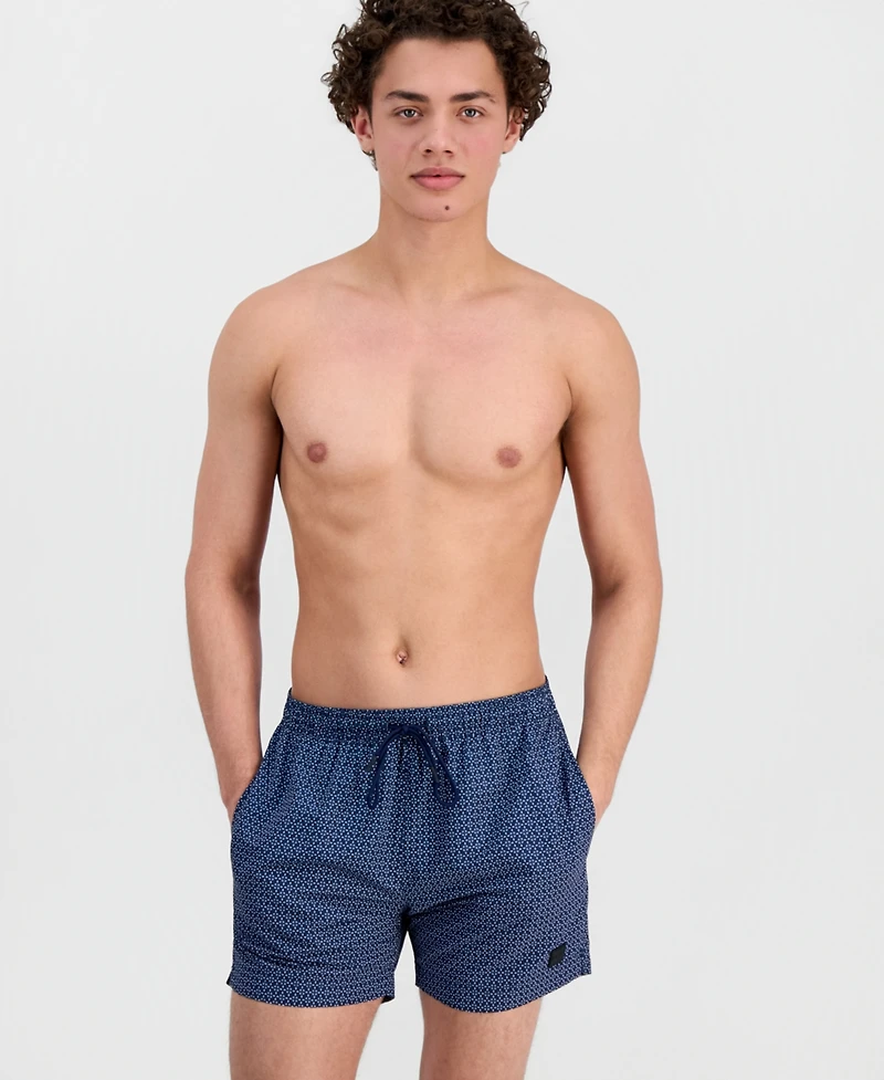 Boss by Hugo Men's Printed Dots 5" Swim Trunks