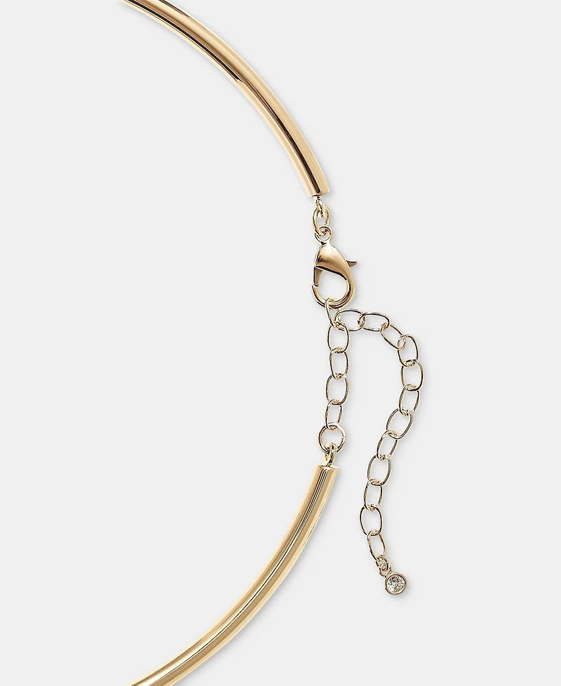 On 34th Knot Structured Collar Necklace, 16" + 3" extender, Macy's Exclusive