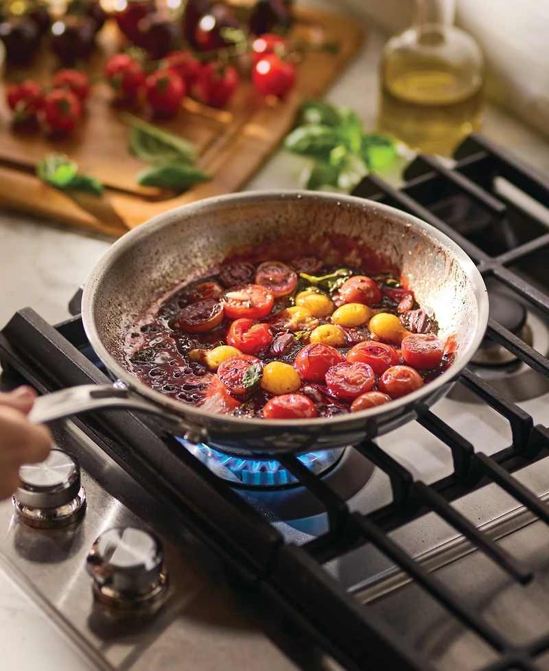 Anolon EverLast Stainless Steel 2-Pc. Tri-Ply Clad Frying Pan Set