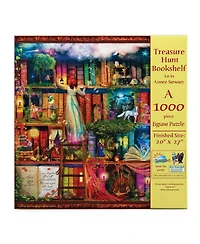 SunsOut Treasure Hunt Bookshelf 1000 piece Jigsaw Puzzle for Adults