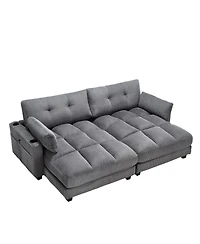Streamdale Sleeper Sofa Couch Bed,Oversized Chaise Lounge Chair Cozy Cloud Couch