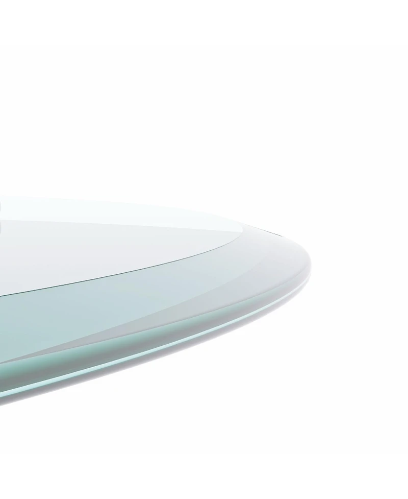 Streamdale Furniture 24" Round Tempered Glass Table Top - 1/2" Thick
