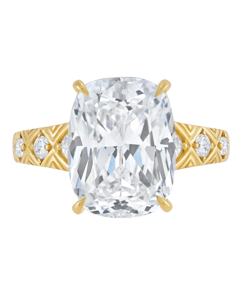 Grown With Love Lab-Grown Diamond Engagement Ring (7-1/3 ct. t.w.) in 14k Yellow Gold