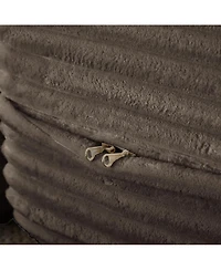 Streamdale Furniture Corduroy Foam Sleeper Sofa Bed with Pillows