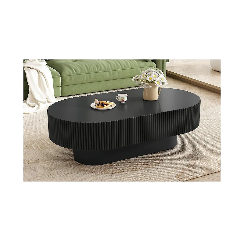 Streamdale Furniture Elegant Oval Coffee Table