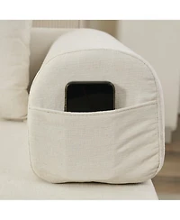 Streamdale Furniture Convertible Folding Mattress Couch - Beige