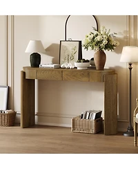 Streamdale Furniture Fluted Console Table with Drawers