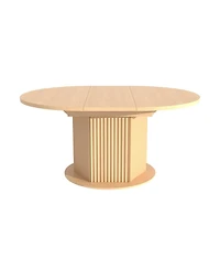 Streamdale Furniture Round Dining Table, Bump Texture Base