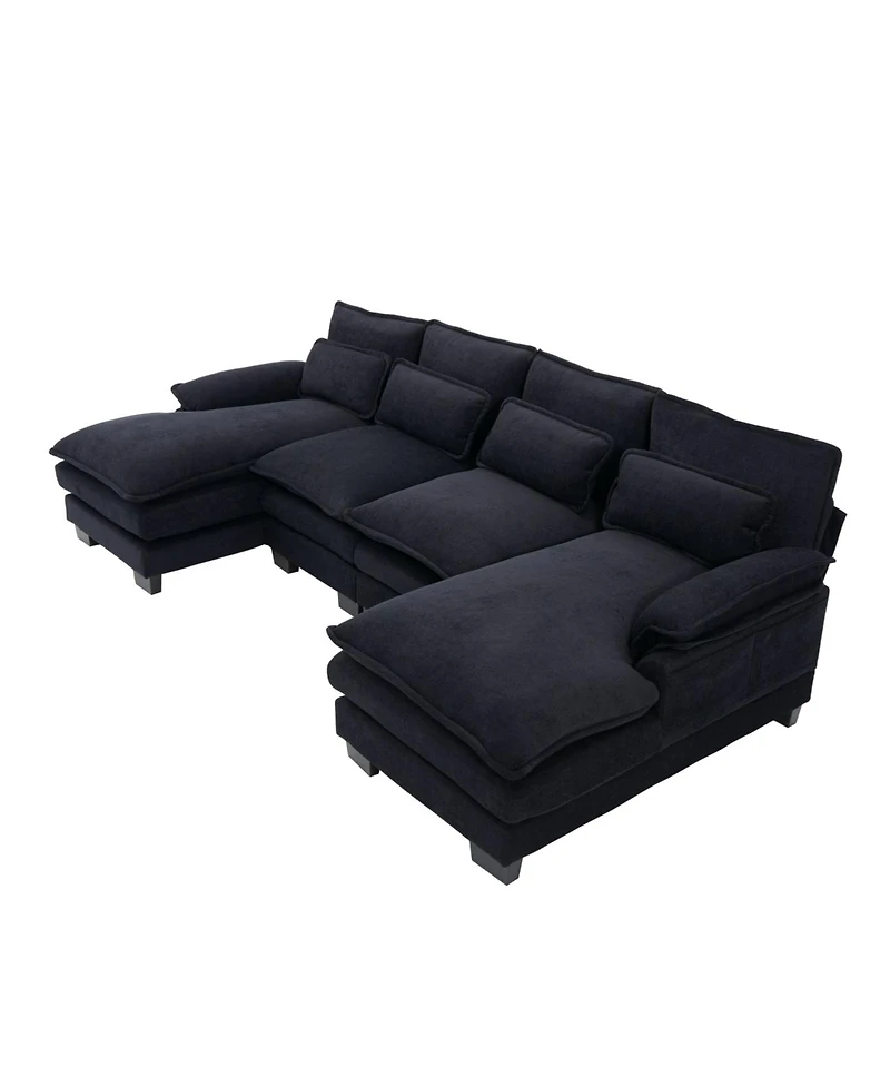 Streamdale Furniture U Shaped Cloud Couch