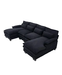 Streamdale Furniture U Shaped Cloud Couch