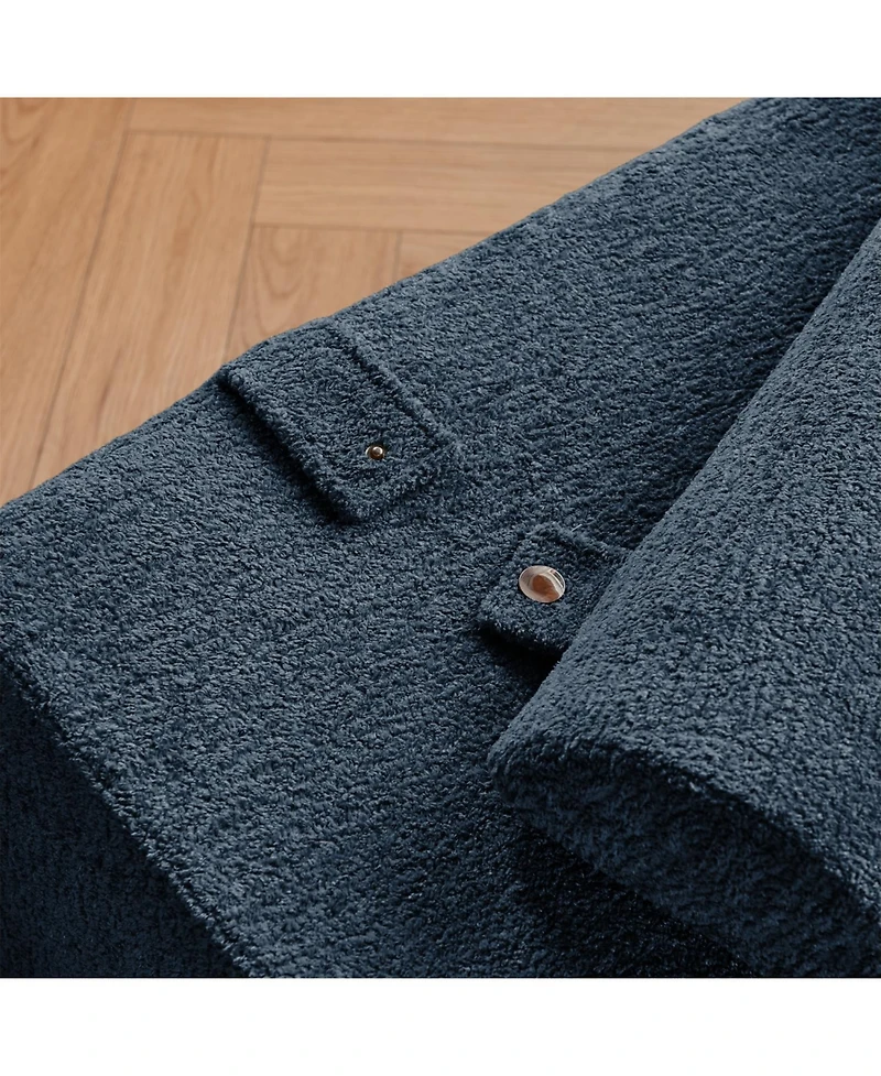 Streamdale Furniture Foldable Sponge Sofa Bed- Portable Lounger for Living Room And Bedroom
