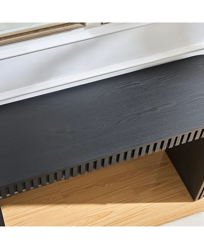 Streamdale Furniture Modern Console Table with Drawer - Black