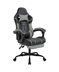 Streamdale Furniture Gaming chair with footrest and lumbar backrest