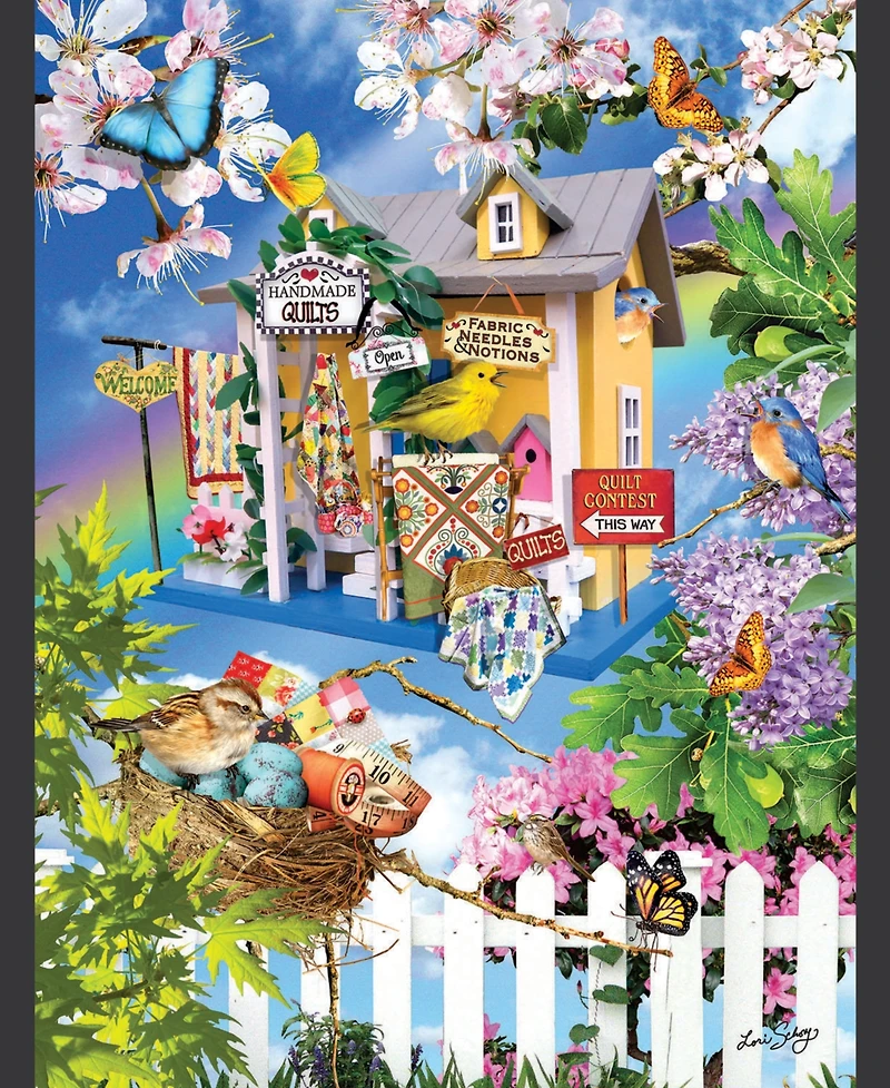 SunsOut Sky High Quilts 500 piece Jigsaw Puzzle for Adults