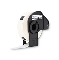 Brother DK1204 0.66 in. x 2.1 in. Die-Cut Multipurpose Labels - White (1-Roll