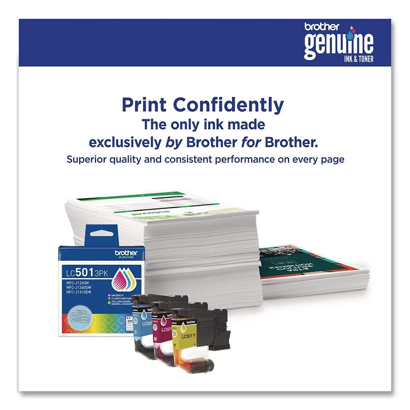 Brother LC501XLMS 500 Page-Yield High-Yield Ink - Magenta