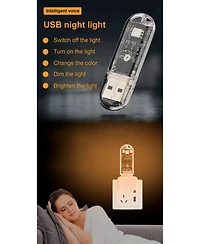 Streamdale Furniture Smart Nightstand with Charging, Lighting, and Storage