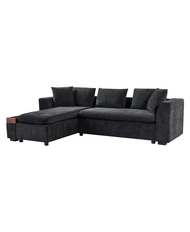 Streamdale Furniture 93.7" L-Shaped Sectional Sofa with Storage
