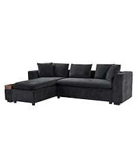 Streamdale Furniture 93.7" L-Shaped Sectional Sofa with Storage