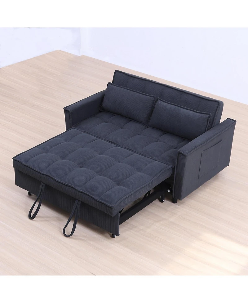 Streamdale Furniture 54.3" Double Buffer Broaching Machine Dark Gray