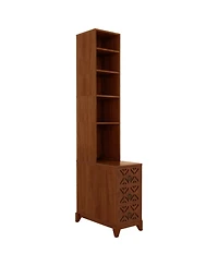 Streamdale Furniture End Table with 3 Drawers & 4 Shelves