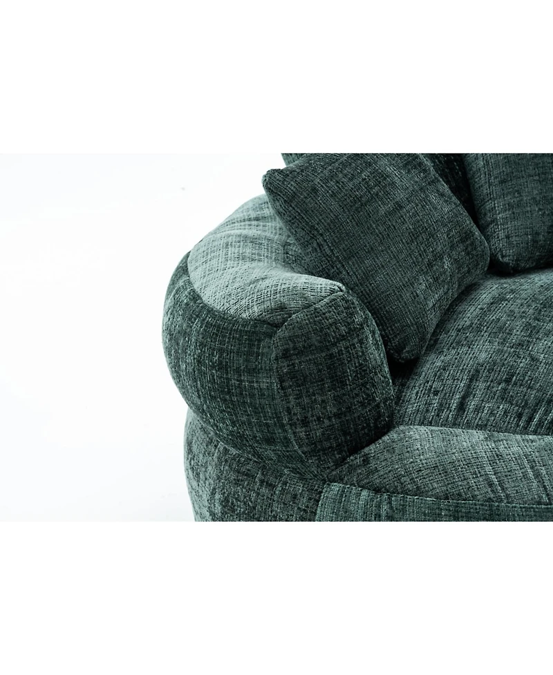 Streamdale Furniture + 1 Pc. + Chenille + Indoor/Outdoor + Bean Bag Chair