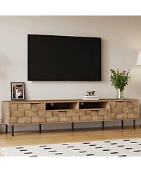 Streamdale Mid Century Tv Stand - Media Console for 85" TVs