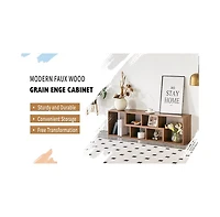 Streamdale Furniture Cube Tv Stand Media Center - Open Storage Bookcase Shelf