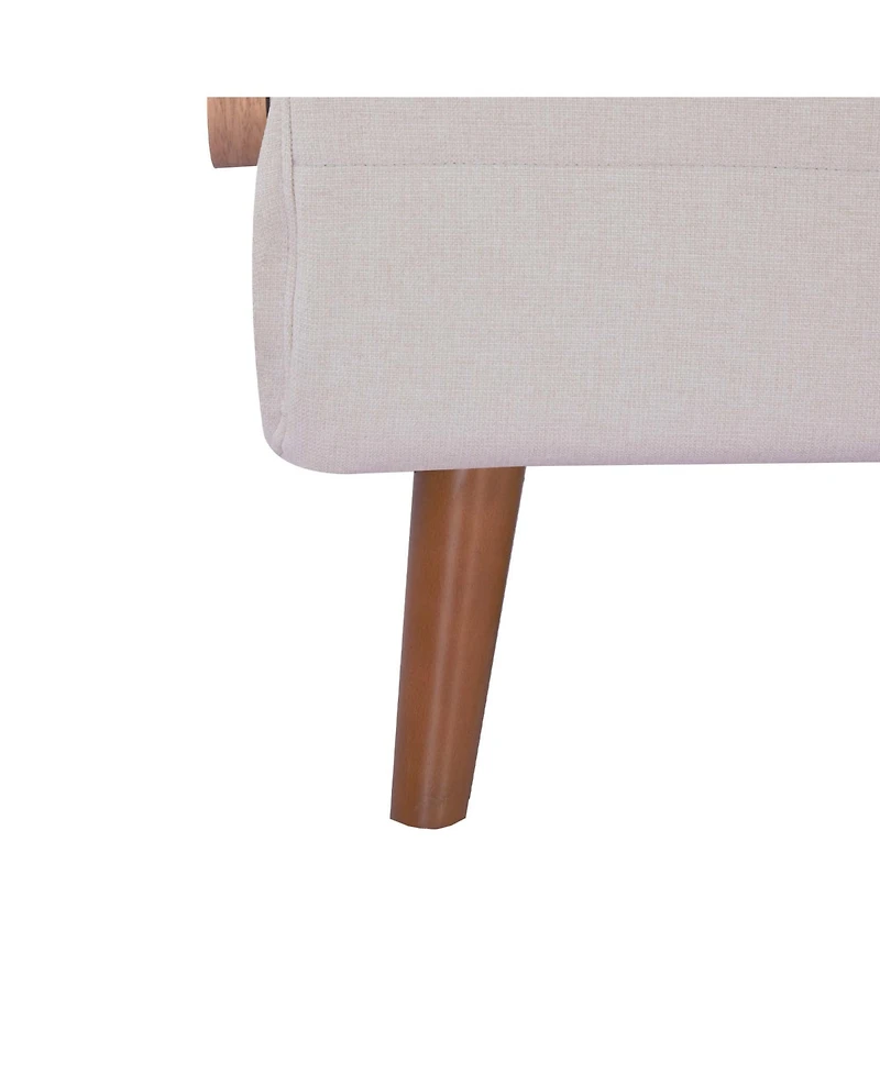 Streamdale Furniture Extra Wide 3-in-1 Loveseat Sofa Bed - Adjustable Back, Linen Fabric