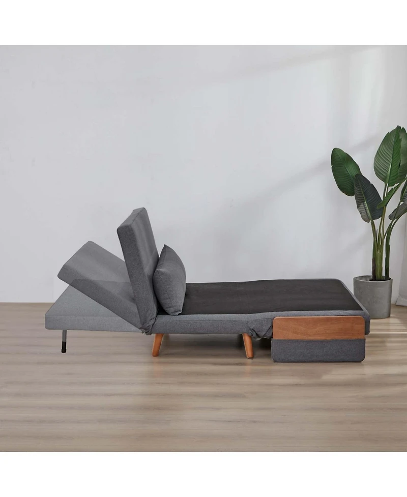 Streamdale Furniture Streamdale Extra Wide 3-in-1 Loveseat Sofa Bed - Adjustable Back, Space-Saving Sleeper