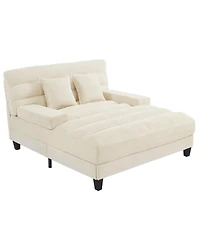 Streamdale Furniture Modern Chaise Lounge Sofa Bed