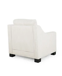 Streamdale Furniture Contemporary Beige Fabric Upholstered Club Chair