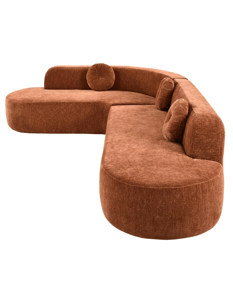 Streamdale 122" Extra Large Curved Sectional Sofa