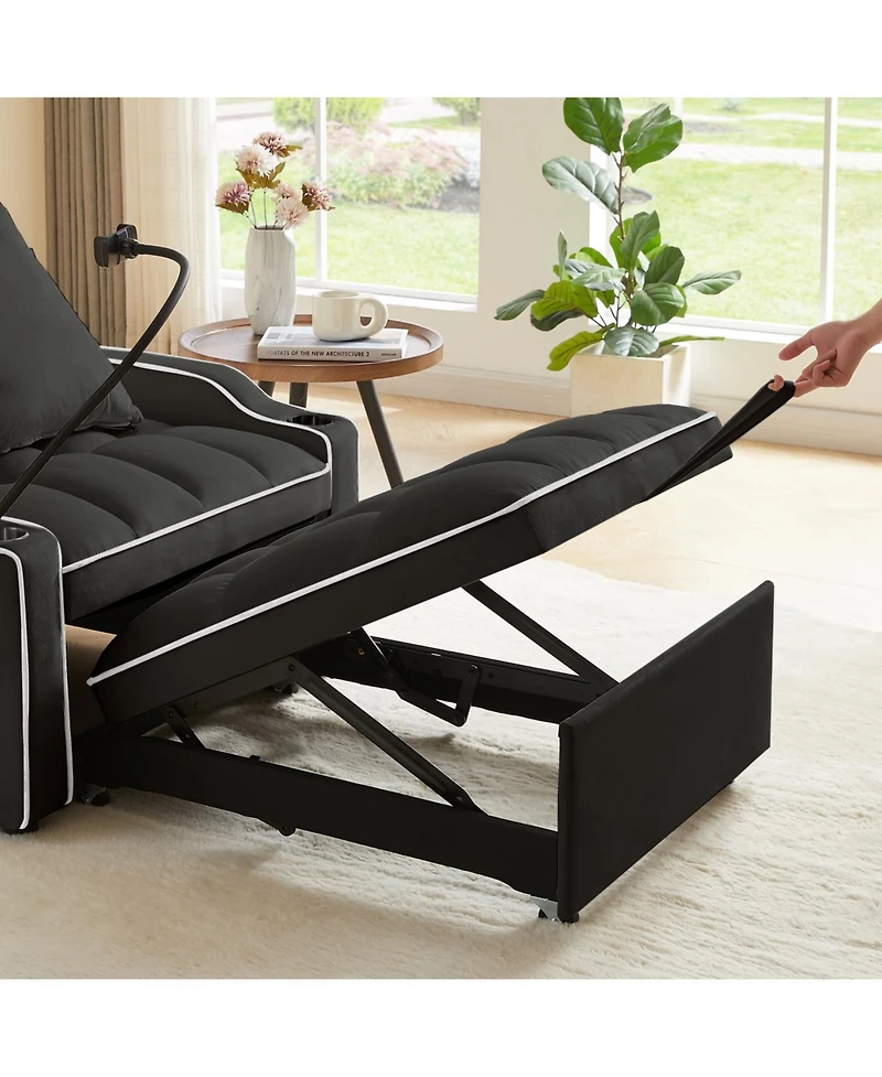 Streamdale Furniture 3-in-1 Convertible Sofa Bed Sleeper Chair