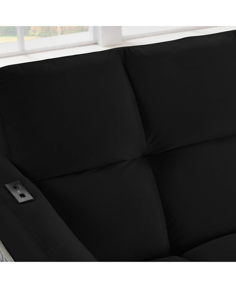 Streamdale Velvet Futon Couch Convertible Folding Sofa Bed Tufted Couch for Apartment