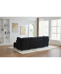 Streamdale Modular Sectional Sofa- Convertible 6-Seat Couch with Chaise & Ottoman