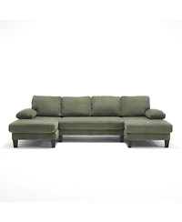Streamdale U-Shaped Sofa with Double Chaise & Oversized Seat